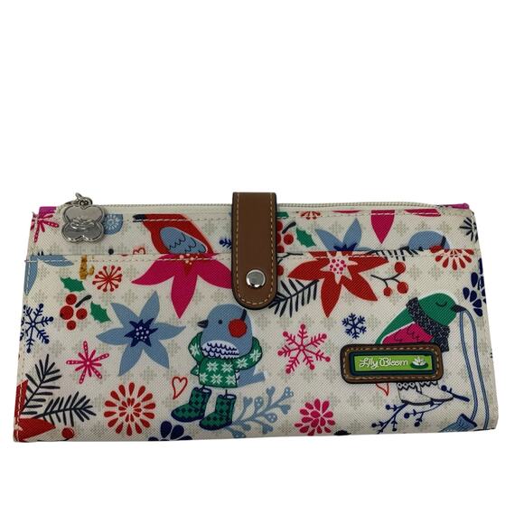 Colorful Floral Women's Clutch - Picture 1 of 8